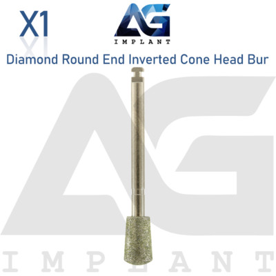 Diamond Round End Inverted Cone Head Bur Instrument Dental | eBay