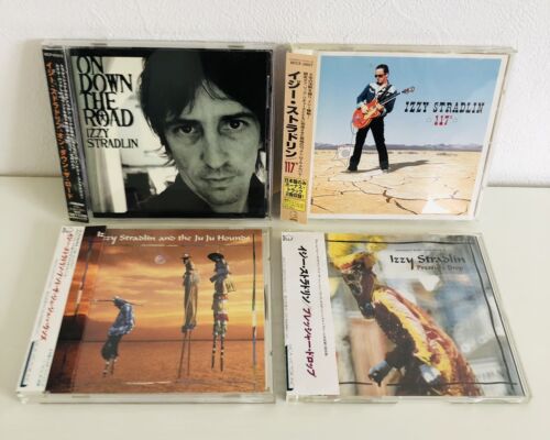IZZY STRADLIN  CD On Down the Road 177 Pressvire Drop set of 4 JAPAN OBI - 第 1/24 張圖片