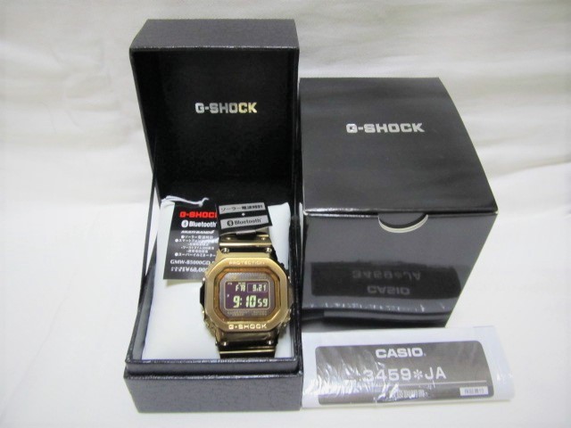 Casio G-Shock GMW-B5000GD-9 49mm Gold Stainless Steel Men's