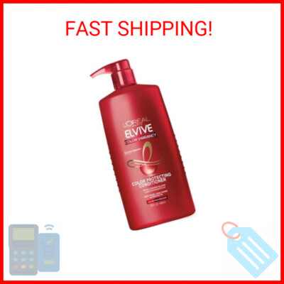 L'Oreal Paris Elvive Color Vibrancy Protecting Conditioner, for Color Treated Ha