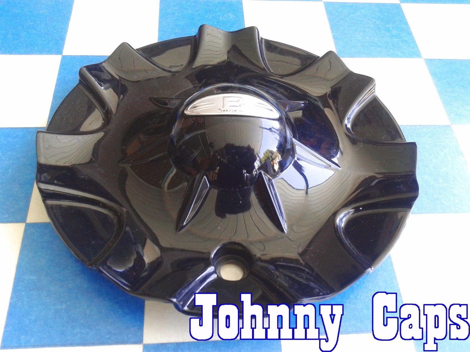 BACCARAT Wheels [71] BLACK Center Caps # C1120-CAP Custom Wheel Center Cap (1)