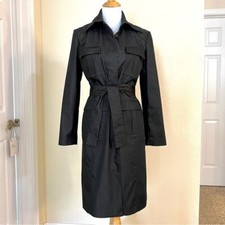 Etcetera Windbreaker Long Sleeve Trench Coat Trendy Button Up Rain Jacket Size 6