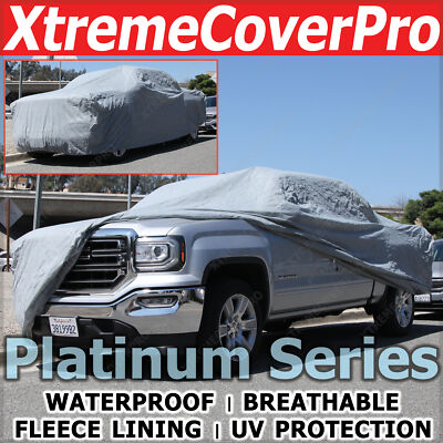 2016 2017 2018 2019 GMC SIERRA 3500HD Double Cab 8FT Box WATERPROOF CAR COVER