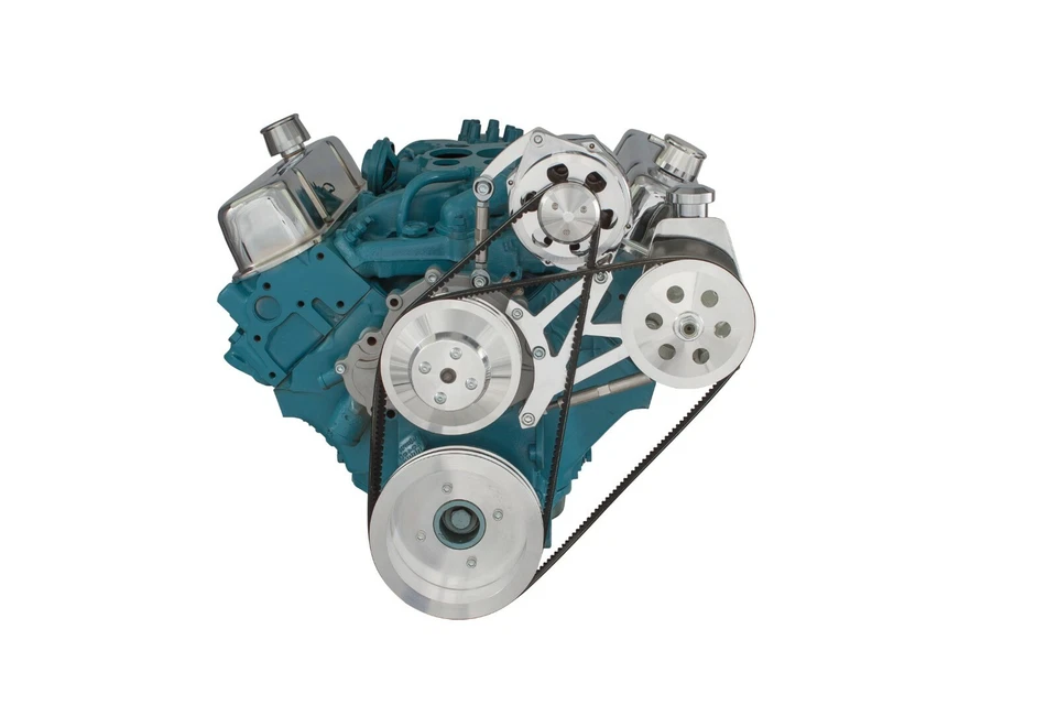 Pontiac Power Steering & Alternator Bracket 350 400 428 455 ALT PS Billet — 第 3/3 张图片