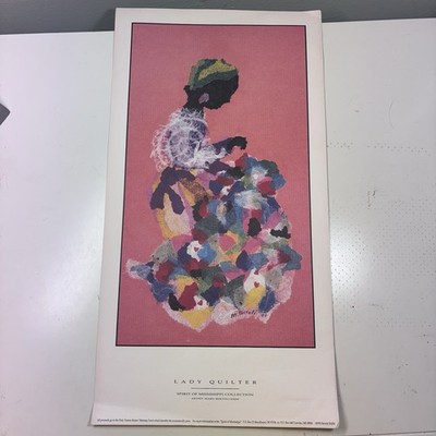 Mary Bertoli Spirit of Mississippi Collection Lady Quilter Art Print 1998