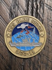 USS Blue Ridge LCC-19 US Seventh 7th Fleet Challenge Coin Executive Officer Eagl