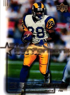 2000 Upper Deck Ovation #SP5 Marshall Faulk Star Performers
