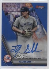 2019 Bowman's Best Auto Blue Refractor 85/150 TJ Sikkema #B19-TJS Auto nd3