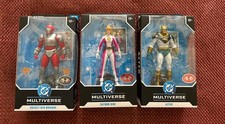 Mcfarlane DC Multiverse Saturn Girl Rocket Red Brigade Aztek Platinum MIP