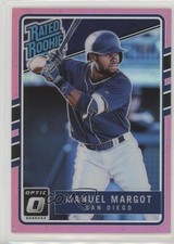 2017 Panini Donruss Optic Rated Rookies Pink Prizm Manny Margot Manuel #45 0g4