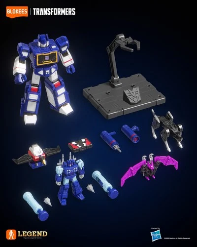 Soundwave Transformers G1 Blokees Action Figure Modellino Kit Giocattoli Collezione - Foto 26 di 28