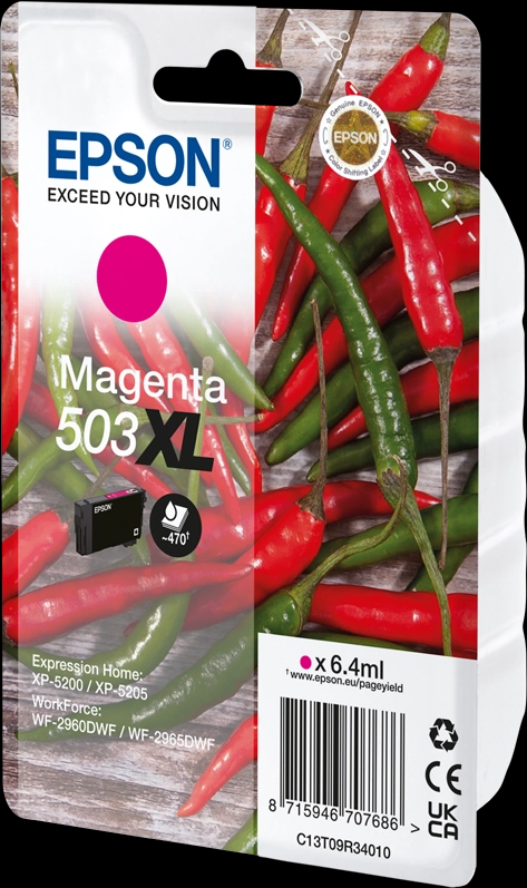 Cartuccia Originale Epson T09R340 503XL (Magenta XL 470 pagine)
