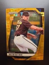 Boston Bateman 2025 Panini Prizm Premium Set Gold Pandora 4/4 #76 Padres RC