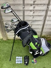Full Right Handed beginners Golf Club Set & stand bag/