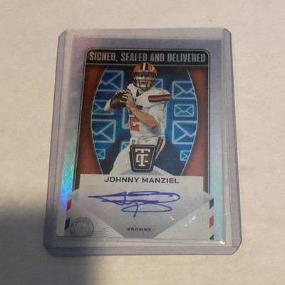Panini 2024 Totally Certified Signed Sealed Delivered Auto Manziel SSD-JML