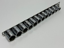Snap-On Tools USA 212FSMY 12pc Metric 8-19mm Shallow Socket Set - 3/8