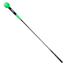 Golf Swing Trainer Aid - Power Flex Golf Swing Training aid for 40" GREEN