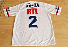 Maillot RTL Vintage Années 1990 - Taille L, N°12, Manches Longues - État Moyen
