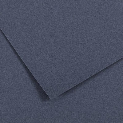 Canson Ingres Drawing Paper Sheets 19X25-Dark Blue, 25 Sheets