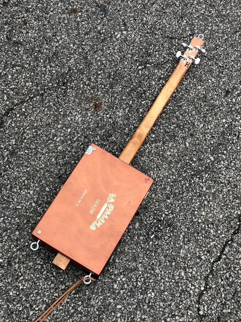 Christmas Gift Ideas: Cigar Box Guitar  Bouzouki Inspired Cigar Box Guitar 