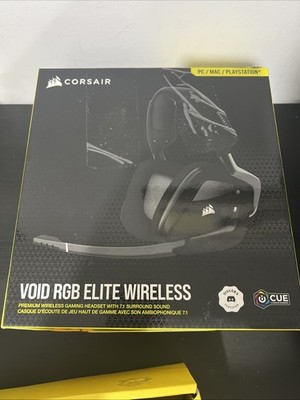 CORSAIR VOID RGB ELITE Wireless Gaming Headset + USB + Charging cable