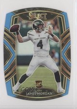 2020 Panini Select Club Level Light Blue Prizm Die-Cut James Morgan #284 7l6