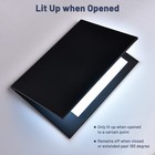 WeChef LED Back Lit Light Menu Holder Cover Folding Double Panel Fits 8"x10.5" — photo 2