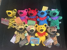 Grateful Dead Beanie Bears Collectibles Lot Of 9