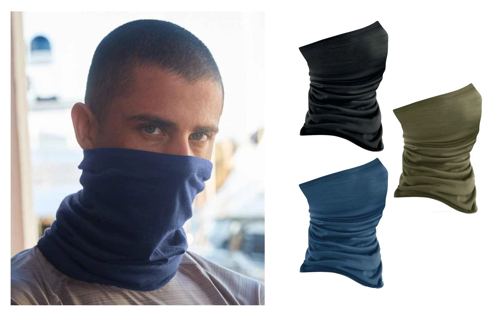 Morf Lightweight Merino Wool Breathable Cowl Snood Neck Warmer by Beechfield
Opens in a new window o