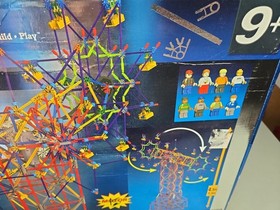 K'NEX #50085 Sawblade Thrill Ride Building Set 1555 Knex Pieces - Complete!