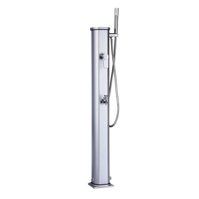 Formidra Jolly Go 20L Solardusche Gartendusche Außendusche Aluminium Silber