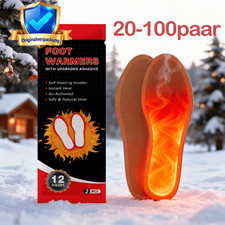 100 Paar Sohlenwärmer Einlegesohlen Schuhwä...