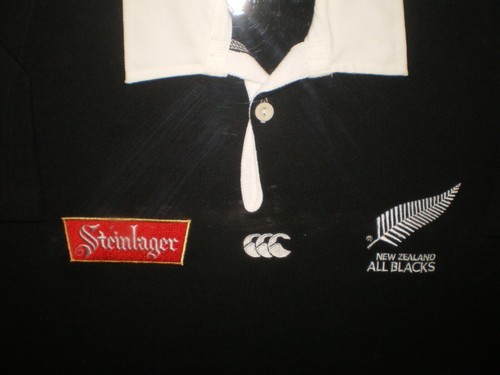 RARE 1998 New Zealand ALL BLACKS Insignia LE Canterbury Jersey Signed Jonah Lomu - Bild 2 von 21