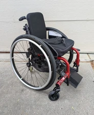 TiLite Twist Red 11" Pediatric Kids Wheelchair - Lightweight