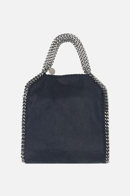STELLA MCCARTNEY Falabella Mini Midnight Blue Tote Bag New 