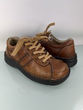 Vintage Y2K American Eagle Leather Midland Chunky Heel Oxford Shoes 6 Women's