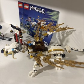 Lego 2015 Ninjago Master Wu Dragon 70734 Incomplete With Manuals  & No Minifigs