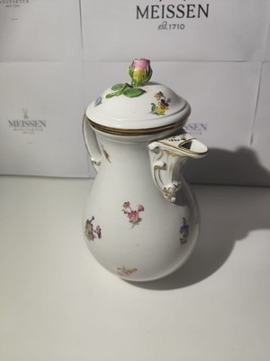 Meissen Kaffeekanne Goldrand 1934-/