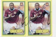 Paulo Wanchope - West Ham - Signed Index Card - COA (7891)