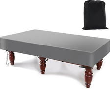 Pool Table Cover, 420D Billiard Table Cover, Waterproof and Tearproof,6.5/7/7.5/