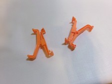 2 Orange AFX AURORA Low Bridge Elevation Track Supporters Risers