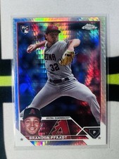 2023 Topps Chrome Update Rookie Prism Brandon Pfaadt Rookie #USC156 Arizona