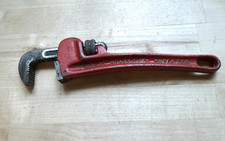 Vintage Industrial Super E60 Pipe Wrench 102 - 10" Heavy Duty - Spain