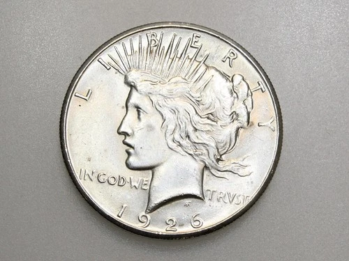 1926-P $1 PEACE SILVER DOLLAR CH/GEM BU