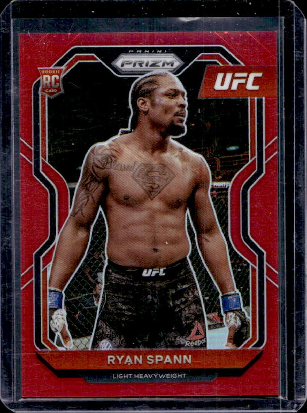 2021 Prizm UFC Ryan Spann RC Red Prizms Rookie #/275