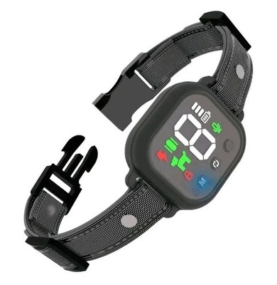 Noobark Dog Bark Collar,Smart No AntiBark Dog Collar, Black with 4 modes