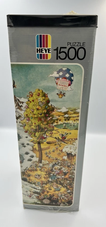 NEW/SEALED Vintage 1984 HEYE 1500 pc Jigsaw Puzzle Bruegel-Ryba: Schlaraffia - Image 2 of 4
