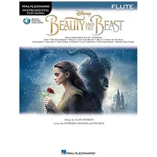 Beauty and the Beast Instrumental Play-Along - Flute Book/Online Audio (Hal-...