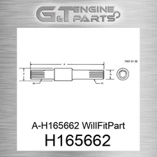 H165662 A-H165662 WILLFITPART fits JOHN DEERE (Surplus Open Box)