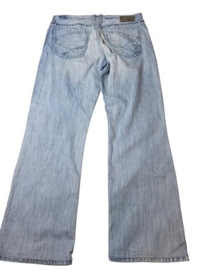 BKE Tyler Light Wash Denim Men's Western Cowboy Rodeo Jeans Sz 36 X 32